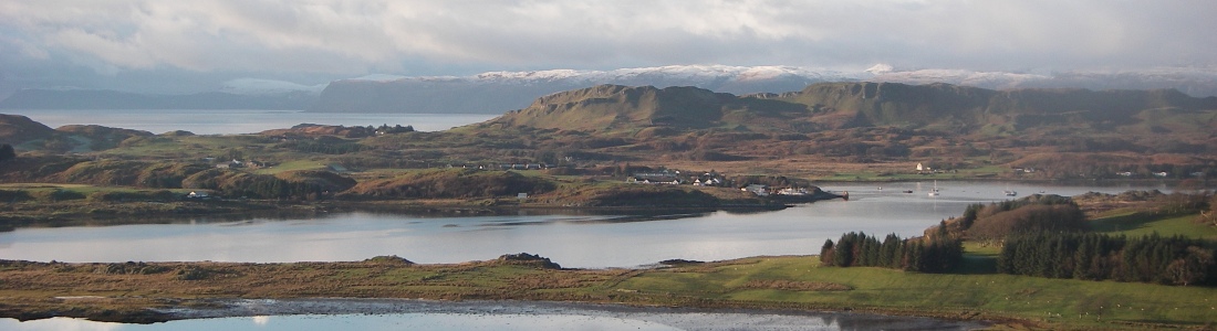Looking over to balvicar from the Degnish Peninsular