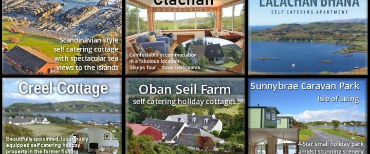 Self Catering Accommodation on and around  Seil