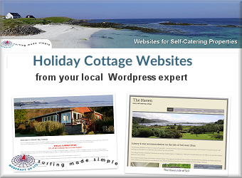 Self catering websites with booking system - from £500